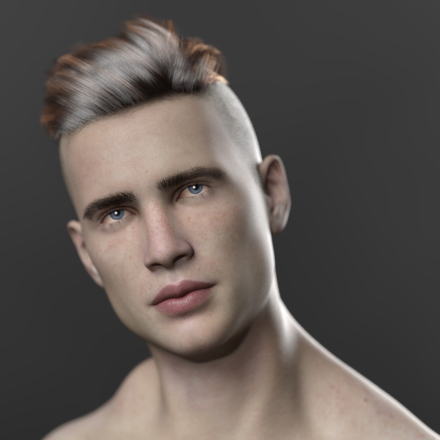 Robert V3 High Quality Textures For G8 Male