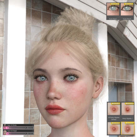 Yara V3 High Quality Textures for G8.1 Female